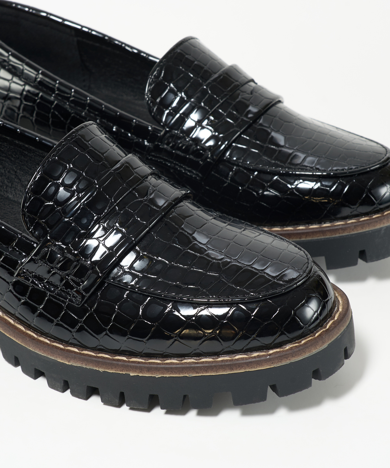 Mocassins efeito crocodilo image number null